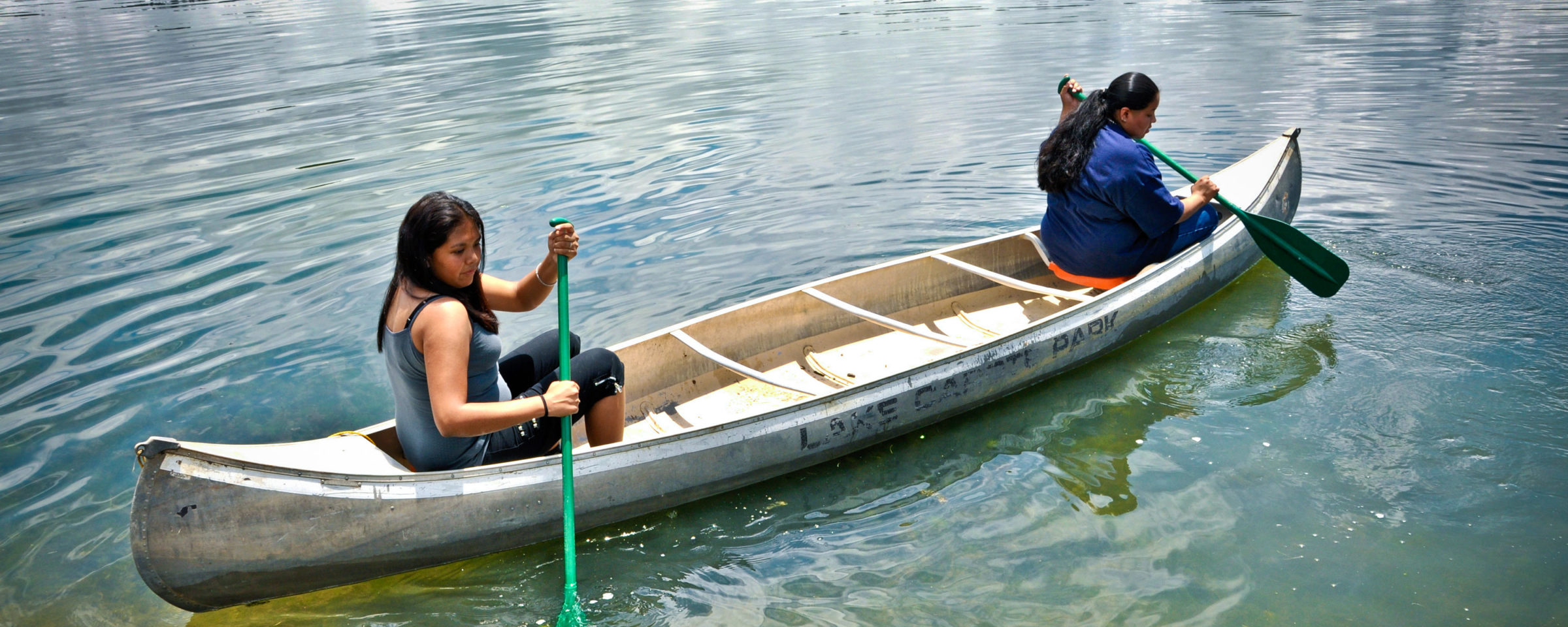 Canoe on Lake Capote